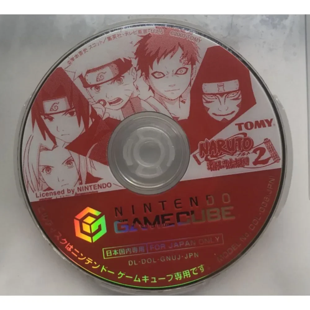 Naruto Gekitou Ninja Taisen 2 Nintendo GameCube Japan Import CIB Inserts NTSC-J